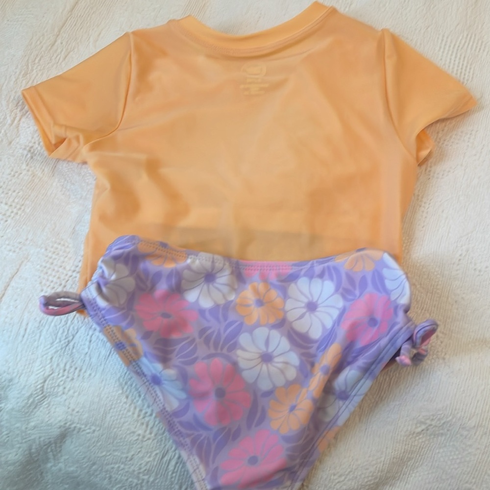 Colorful Kids' Swimsuit Set - Picture 3 of 9